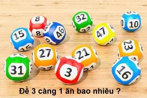 Đánh đề 3 càng